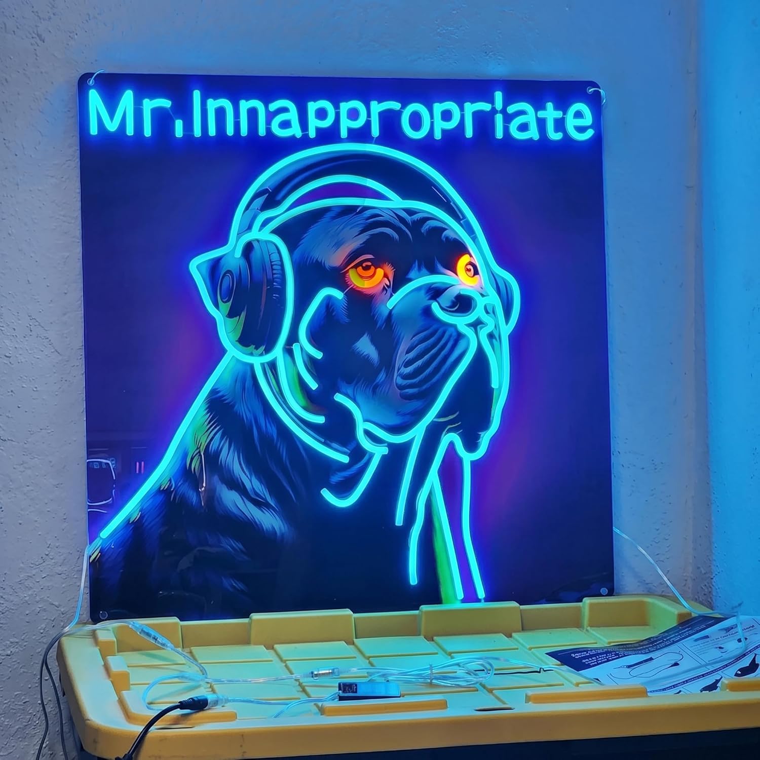 Party Games Name - Insegna al neon LED personalizzata, decorazione