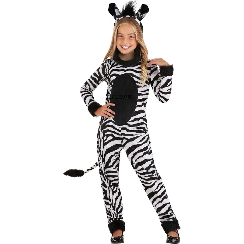 Costume da Zebra per Bambine c - Zoo Party Games recensione e prezzo